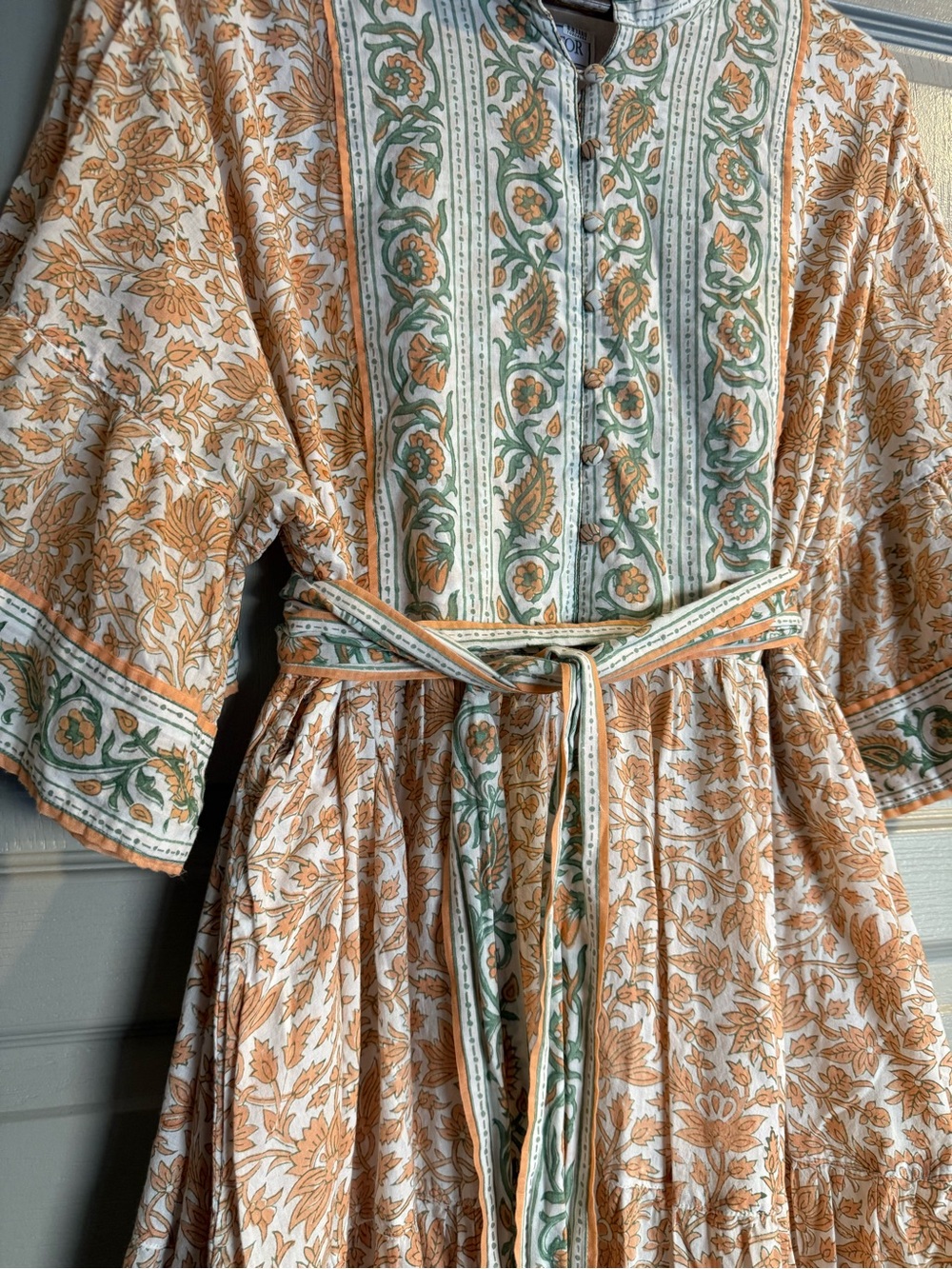 Sue Sartor Hamilton Kaftan dress 1X - Picture 3 of 11